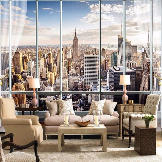 Papier Peint 3D New York City SKU# WAL0217