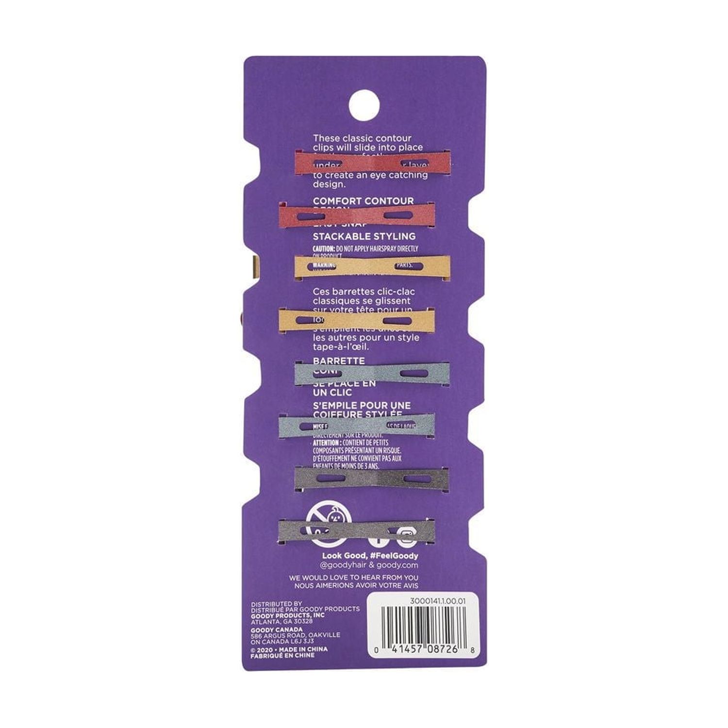 Goody Future Primal Pinces de Contour Ovales Extensibles Grande