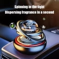 thumbnail image 3 of Solar Rotating Car Perfume Air Freshener Aromatherapy Ornament Car Accessor, 3 of 8