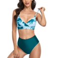 thumbnail image 4 of Split Bikini, Polyester Elastic Bikini Bathing Suit  For Beach, 4 of 7