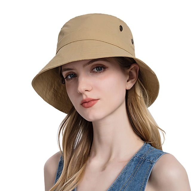 Women Sun Hat Wide Brim Protection Beach Hat Adjustable Bucket Hat Summer Hats