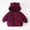 1-Wine, variant on WENXIAOO Kids Winter Coat Baby Boys Puffer Coat Cute Bear Ear Hooded Jackets with Pockets Zipper Windproof Jacket Outwear for Baby Boys Child Puffer Jacket Baby Girl Winter Clothes 2-3 Years