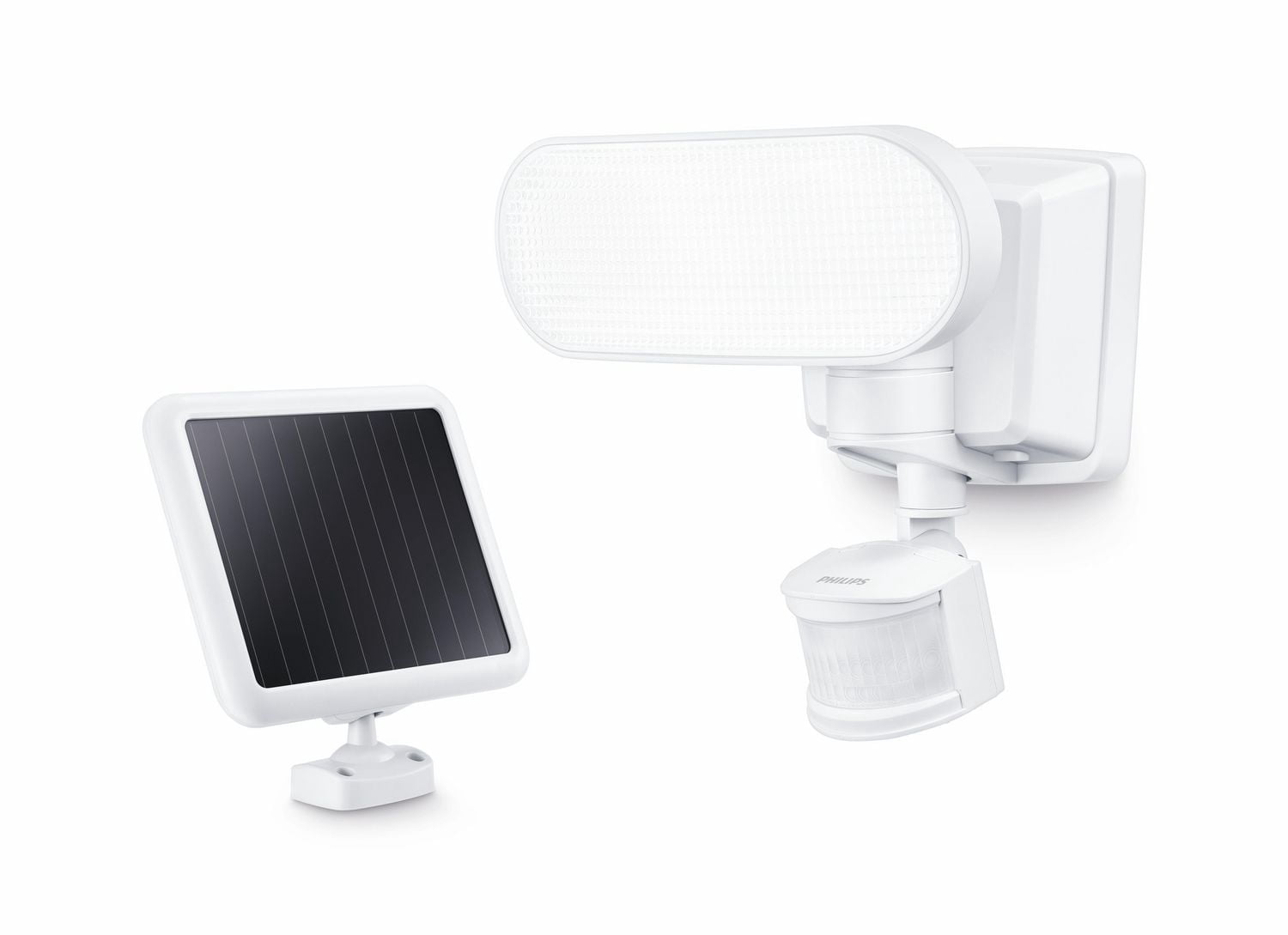 Philips Projecteur double a l'energie solaire avec DEL et detecteur de mouvement de 180°