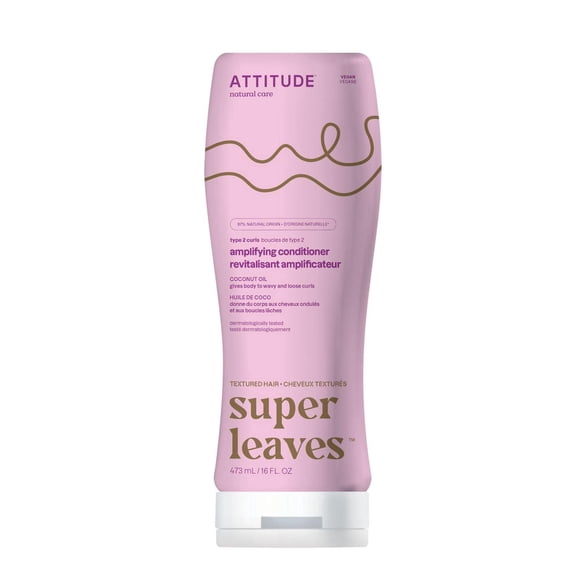 ATTITUDE super leaves, Curl Amplifying Conditioner, Coconut Oil