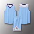 thumbnail image 4 of Boys' Fast - Drying Sport Outfit: Breathable Sleeveless Shirt & Basketball Shorts Set, 4 of 8