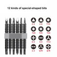 thumbnail image 4 of Ratchet Screwdriver Set Labor-saving Telescopic Dual-purpose Ratchet Screw Bits Repair Tool Kit for Smart Phone Computer Watch Glasses Electronics, 4 of 8