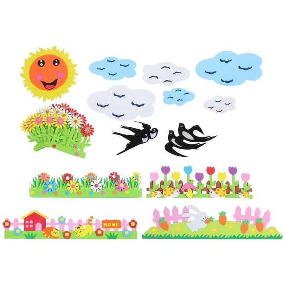 1 Set of Bulletin Cutouts for Bulletin Board Cartoon Bulletin Board Decorations Cartoon Bulletin Cutouts