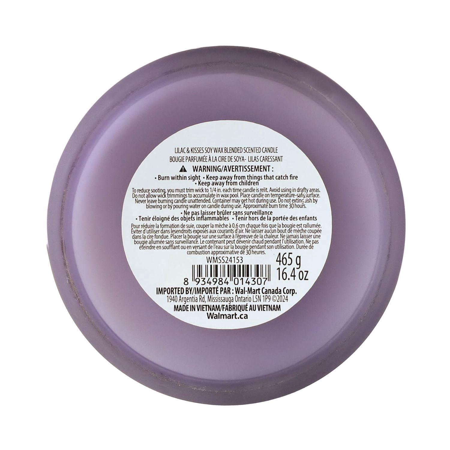 Botanical Light 16.4OZ Spiced Berry Soy Wax Blended Scented Candle,3 cotton wick