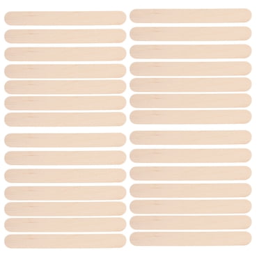 IFANLANDOR 500 Pcs Bâtons de Popsicle en Vrac Fournitures d'Artisanat Couleur Kaki pour Usage Domestique