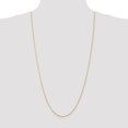 thumbnail image 2 of Diamond2Deal 14K Yellow Gold 1.5mm Extra Light Diamond-cut Rope Chain Necklace for Women 30", 2 of 6