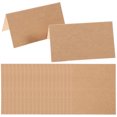 thumbnail image 1 of MIANGASTORE 35PCS Desktop Name Display Business Name Greeting Office Folded Name Blank Paper Desktop Adornment, 1 of 6
