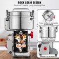 thumbnail image 3 of KFFKFF 2500g Commercial Spice Grinder Electric Grain Mill Grinder High Speed, 3 of 9