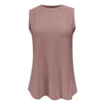 thumbnail image 1 of Timegard Camisole pour Femmes Col Rond Oeillets Sans Manches Confortable Fluide Plage Vacances Décontractée Ample Hauts, 1 of 4