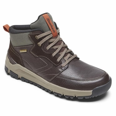 Dunham GLASTONBURY MIDBOOT BROWN LEA/SDE SHORT BOOT