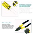 thumbnail image 5 of Ensemble d'Outils 12 en 1 Quincaillerie Ménagère Ensemble d'Outils à Main / Durable Multifonction Universel 12 Pcs Tournevis, Ensemble de Marteau / Portable, Clé Réglable, Ruban Isolant, Pinces / Boîte en Plastique, 5 of 5