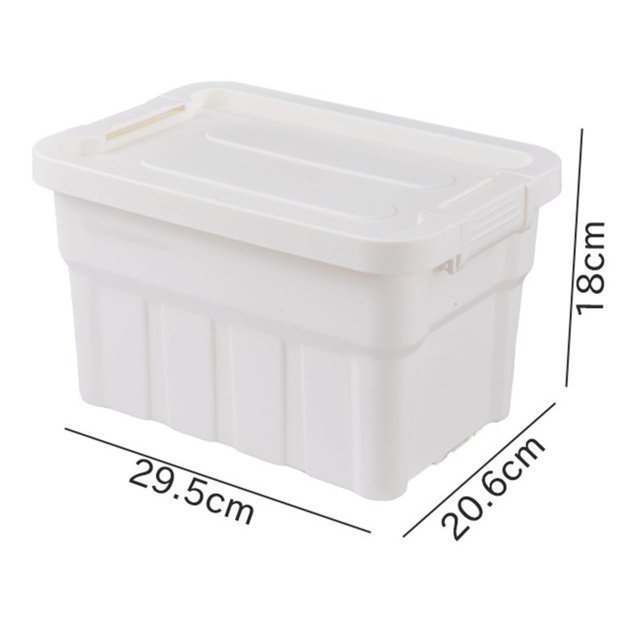 Bacs de Rangement Polyvalents Empilables avec Couvercles - Parfaits pour la Maison et l'Extérieur!