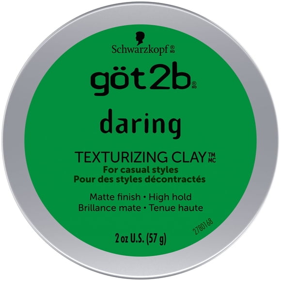 Got2b Daring, Texturizing Clay for Casual Styles, 57 g