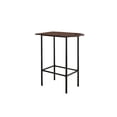 thumbnail image 1 of Monarch Specialties Home Bar, Bar Table, Bar Height, Pub, 36" Rectangular, Small, Kitchen, Metal, Laminate, Brown, Black, Contemporary, Modern, 1 of 2