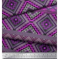 thumbnail image 2 of Soimoi polyester Crepe Fabric Geometric Southwestern Fabric Prints By Yard 52 Inch Wide, 2 of 3