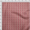 thumbnail image 3 of oneOone Viscose Chiffon Red Fabric Geometric Bandhani Sewing Craft Projects Fabric Prints By Yard 42 Inch Wide, 3 of 4