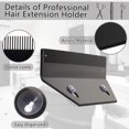 thumbnail image 3 of Hair Extension Holder 2 Pieces Acrylic Hair Extension Hanger Portable Extension Holder Wig Storage Rack Hair Extension, 3 of 5