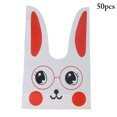 thumbnail image 1 of Coofit 50PCS Candy Bag Rabbit Ears Design Treat Bag Party Favor Bag for Cookies Candy, 1 of 10