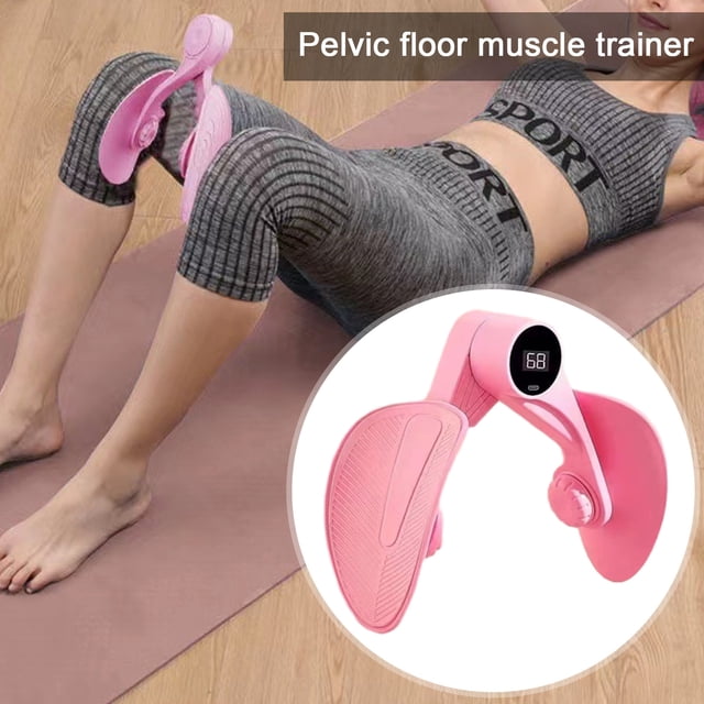 LJNYFDC Lower Body Muscles Fitness Device Thigh Pelvic Floor Muscle Trainer Digital Display Counter Leg Hip Exerciser Home Workout