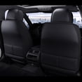 thumbnail image 4 of Maidao Car Seat Covers Leather Set for SEAT for Altea 2004-2015 5 Seats Compatible Airbag Waterproof Front Rear Cushion Protector Black and Coffee, 4 of 7