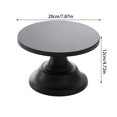 thumbnail image 3 of Gkeoshab Desktop Ornament Dessert Table High Leg Tray Black Cake Tray Fruit Inventory Heart Plate Cake Rack Home & Garden, 3 of 3