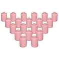thumbnail image 2 of Pink Wild Flower Scented Votive Candles - 15 Hour Long Burn Time - Textured Finish - Box of 20, 2 of 6