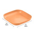 thumbnail image 3 of Fiudx Xiying Square Food Tray - 18X18Cm Large Capacity Serving Plate for Snacks, Fruit & Candy - Durable, Easy-Clean Coffee Table Tray for Home Living Room Use, 3 of 5