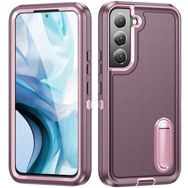 for Samsung Galaxy S22 5G Case, Samsung Galaxy S22 5G Phone Case with Built in Kickstand, Shockproof/Dustproof/Drop Proof Heavy Duty Military-Grade Rugged Protective Cover for Samsung Galaxy S22 5G