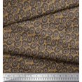 thumbnail image 3 of Soimoi Rayon Fabric Spiral & Paisley Decor Fabric Printed Yard 56 Inch Wide, 3 of 3