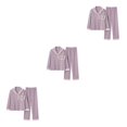 thumbnail image 1 of pitrice Satin Pyjama Set Women - Comfortable Fit Romantic Look Sexy Soft Various Colors B6804 XL,1 3Set, 1 of 6