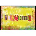 thumbnail image 1 of Carolines Treasures SB3097MAT Artsy Welcome Indoor or Outdoor Mat, 1 of 4