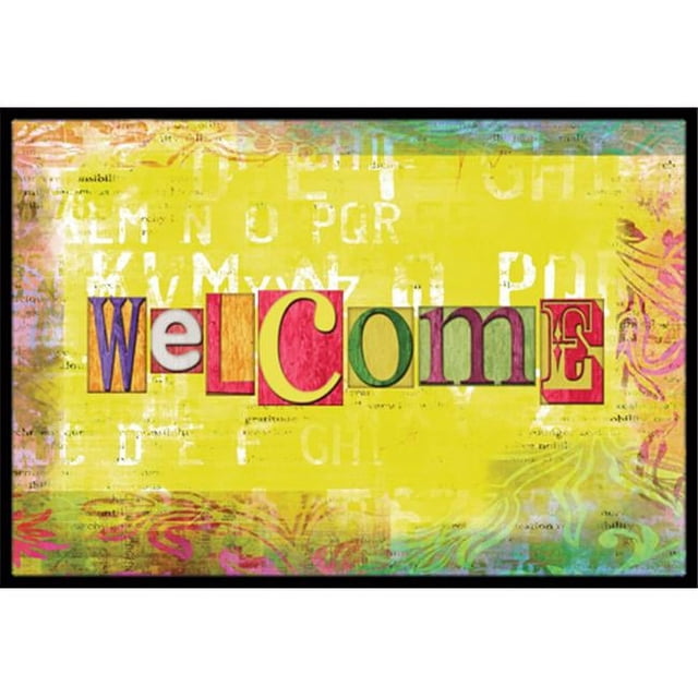 Carolines Treasures SB3097MAT Artsy Welcome Indoor or Outdoor Mat