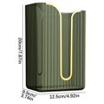 thumbnail image 4 of Birdeem Paper Towel Box Wall Mounted Face Towel Paper Washing Towel Storage Toilet Bathroom Kitchen Inverted Hanging Paper Drawer Box Luxury Transparent, 4 of 10