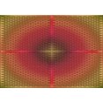 thumbnail image 1 of Ahgly Company Tapis Rectangulaire Rouge Lavable en Machine, 3 Pieds x 5 Pieds, 1 of 7
