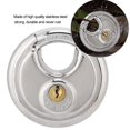 thumbnail image 1 of Stainless Steel Round Shape  Key for Outdoor Warehouse Fences Cabinet Locks, 1 of 8