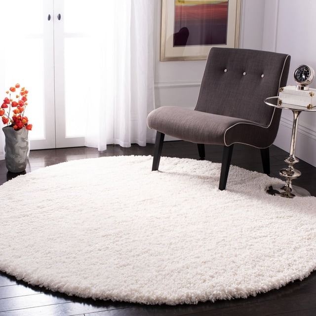SAFAVIEH Fontana Jamie Solid Plush Shag Area Rug