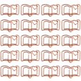 thumbnail image 1 of 20Pcs Bookmark Clips Book Shape Paper Clips Memo Clamps Office Supplies, 1 of 9