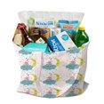 thumbnail image 3 of Baby's Cartoon Space Canvas Shopping Bag – Colorful Rocket Stars and Moon Design Reusable Tote, 3 of 4
