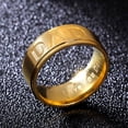 thumbnail image 1 of DPTALR Lettre Bijoux en Acier Titane pour Hommes 1 Pce, 1 of 8