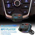 thumbnail image 3 of Birdeem Car Bluetooth 5.0 Wireless Handsfree Car Fm Transmitter Receiver Radio Mp3 Adapter Player 2 Usb+Pd Charger Kit, 3 of 12