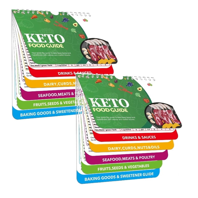Oleegame 2PC Air Fryer Cookbook Cheat Sheet Air Fryer Cheat Sheet Magnets Cooking Booklet Cookbooks Air Fryer Accessories Oven Cooking Pot Temp Kitchen Conversion Green