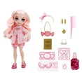 thumbnail image 4 of Rainbow High Creative Crystals Bella - Poupée-mannequin rose de 11 po (28 cm), 4 of 6