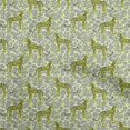 thumbnail image 1 of oneOone Cotton Poplin Green Fabric Animal Craft Projects Decor Fabric Printed By The Yard 42 Inch Wide-MS, 1 of 4