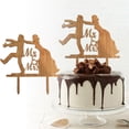 thumbnail image 1 of JJKBVCLO Cake Topper Wedding Cake Picks Wedding Cake Picks And Toppers Wooden Cake Topper, 1 of 1
