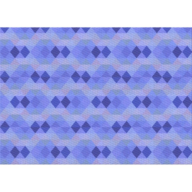 Ahgly Company Machine Washable Indoor Rectangle Transitional Denim Blue Area Rugs, 2' x 4'