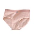 thumbnail image 1 of Ultra-Soft Cotton Imitation Girls Underwear - Breathable Mid Rise Hypoallergenic Panties (3-15Y), 1 of 3